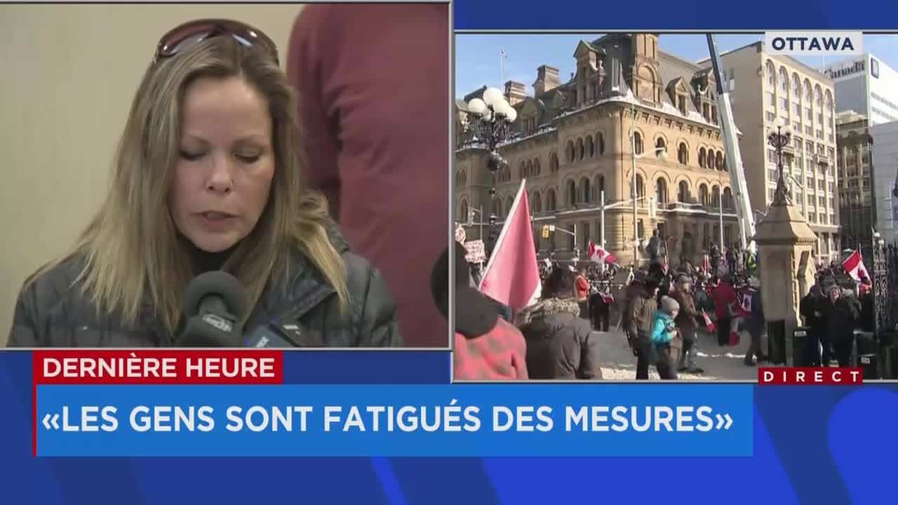 Extrait du point de presse des manifestants d'Ottawa du 3 février 2022