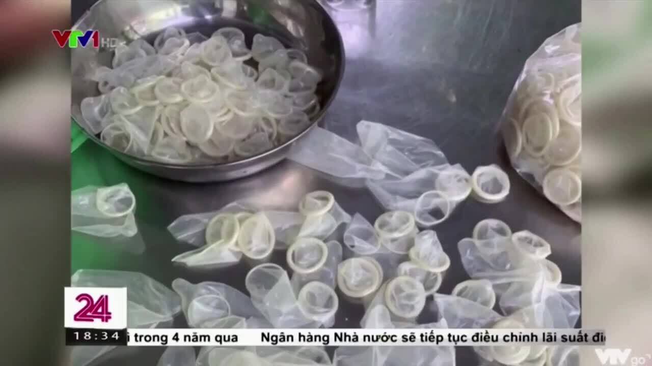 Saisie de 345 000 condoms usagés destinés à être revendus - images