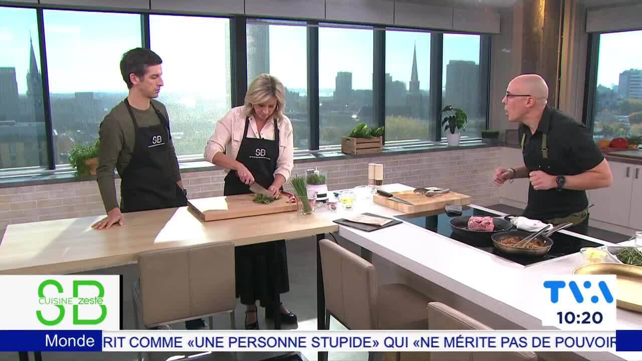 Recette du 23 octobre 2024 avec Hugo saint-Jacques