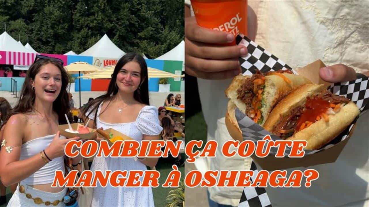 Combien ça coûte manger à Osheaga?