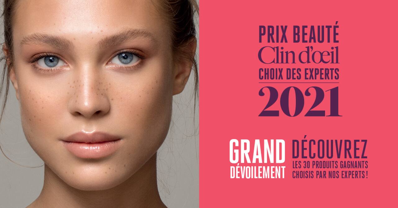 Voici les 30 produits gagnants des Prix Beauté Clin d’œil 2021
