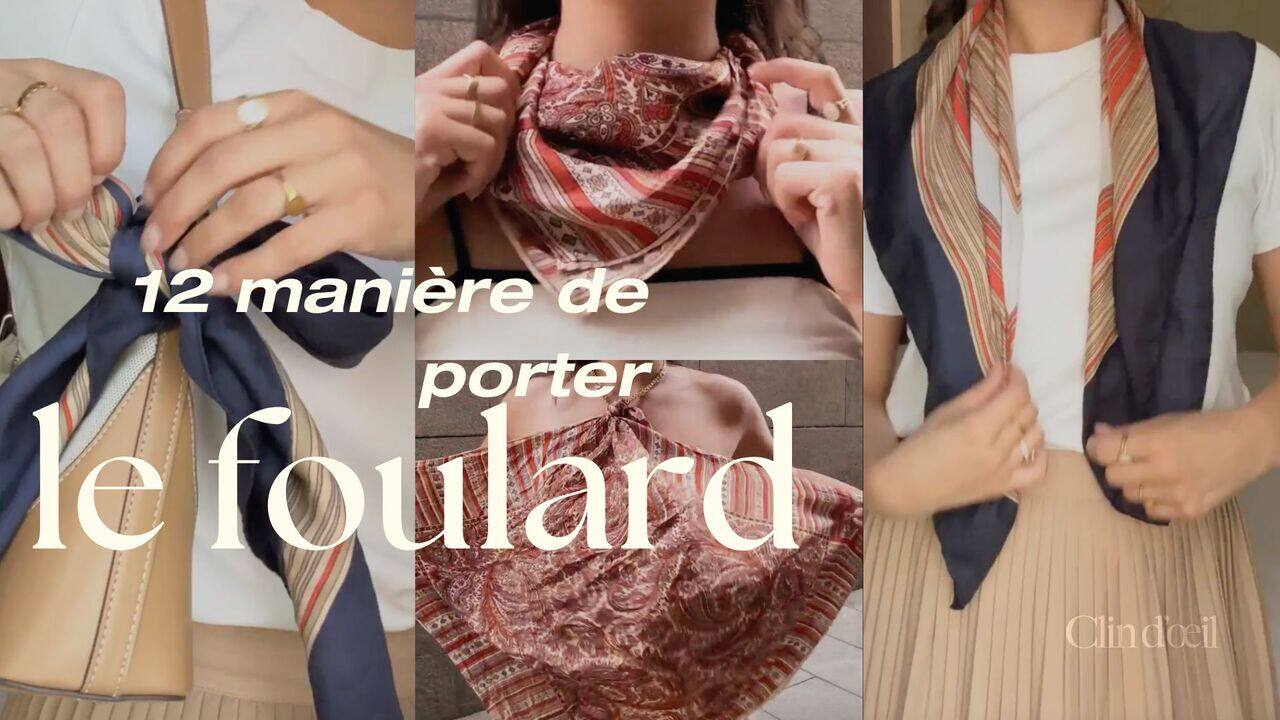 [VIDÉO] 12 manières de porter le foulard cet été