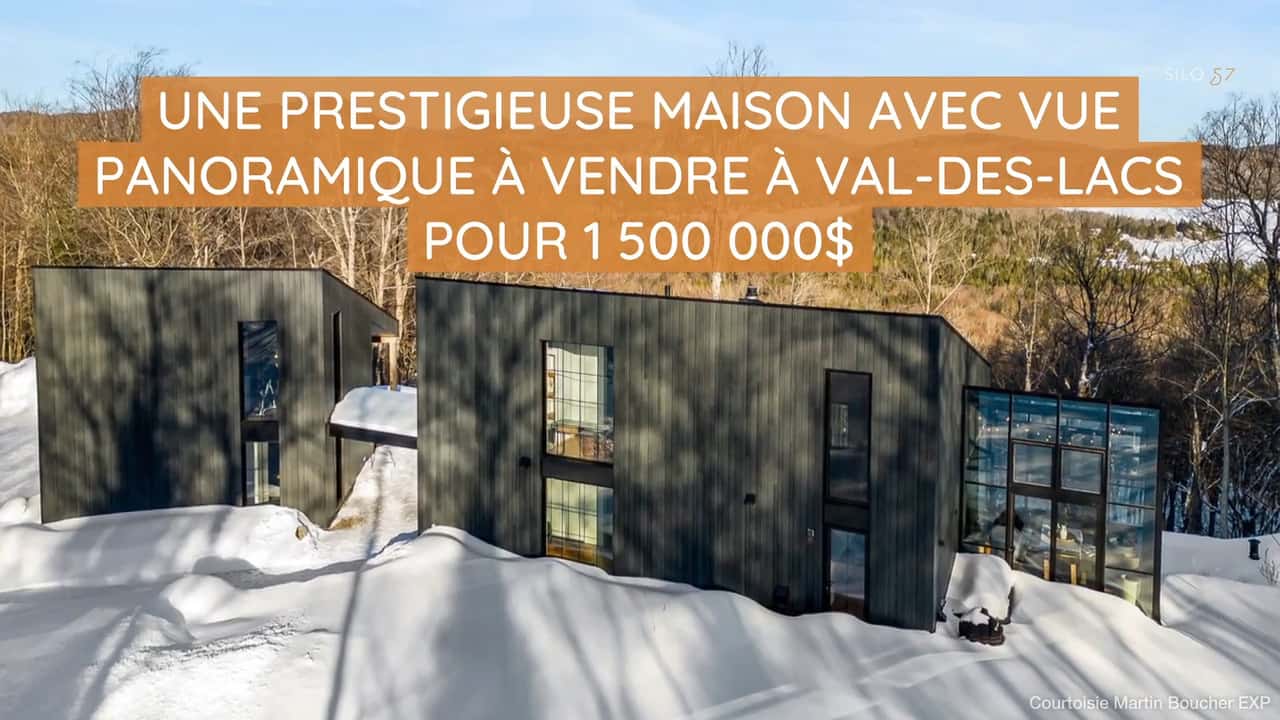 Une prestigieuse maison avec vue panoramique à vendre à Val-des-Lacs pour 1 500 000$