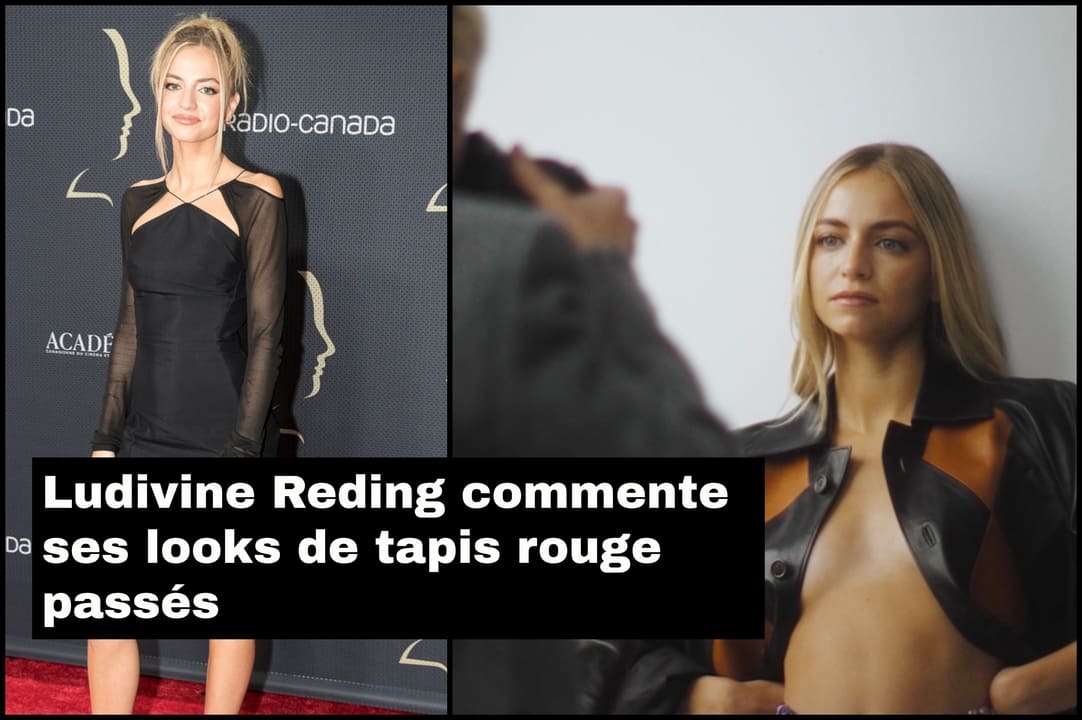 Ludivine Reding commente ses looks de tapis rouge du passé