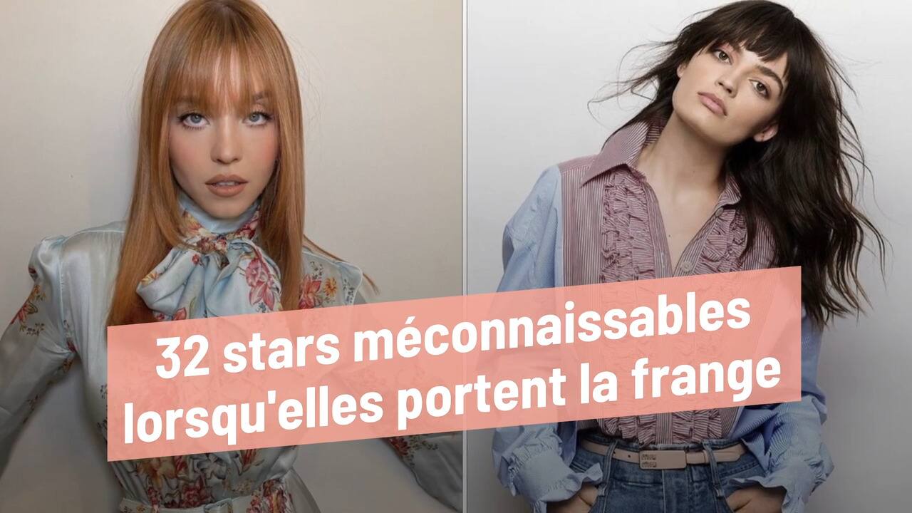 32 stars méconnaissables lorsqu'elles portent la frange