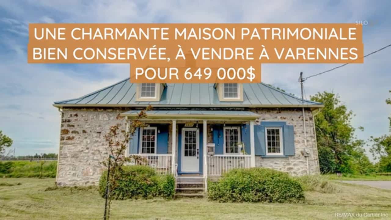 Une charmante maison patrimoniale bien conservée, à vendre à Varennes pour 649 000$