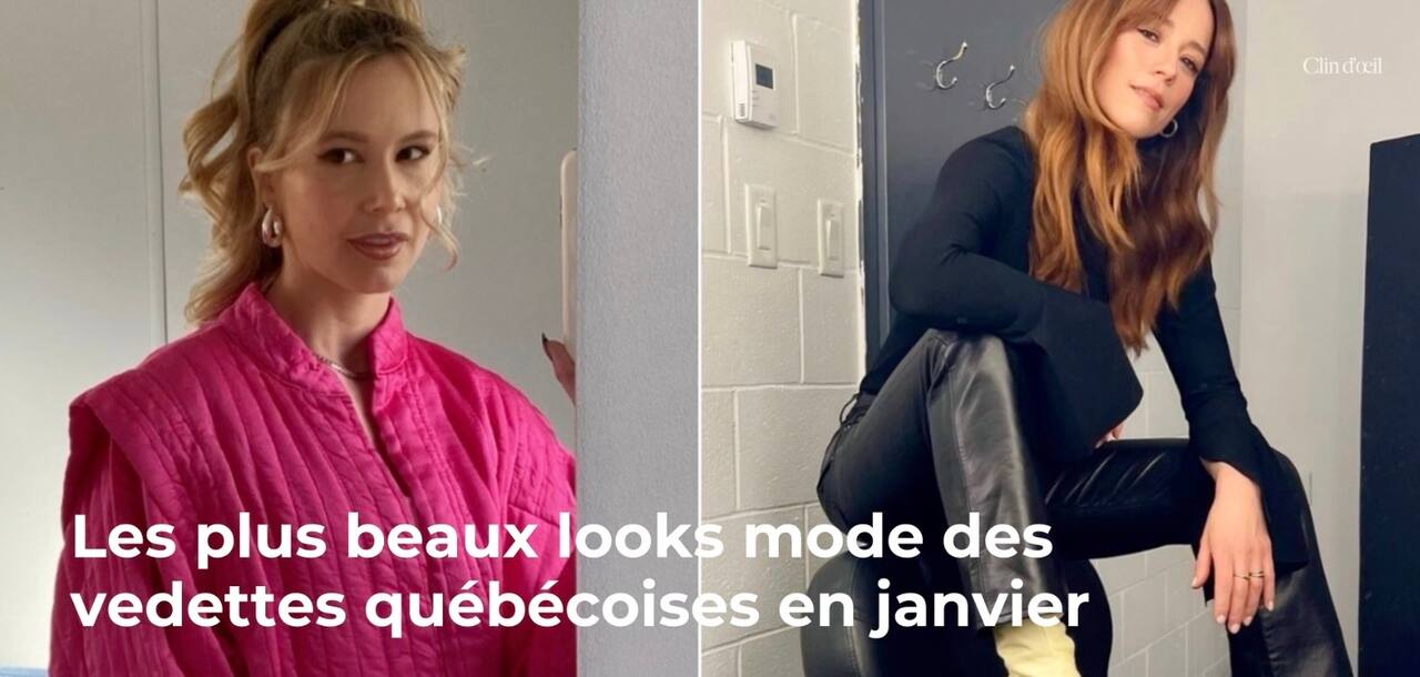 Les plus beaux looks mode des vedettes québécoises en janvier 