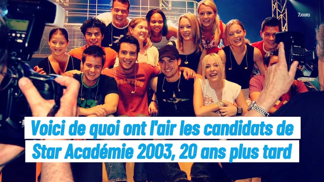 Voici de quoi ont l'air les candidats de Star Académie 2003, 20 ans plus tard