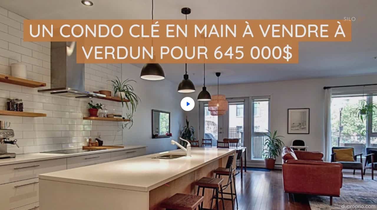 Un condo clé en main à vendre à Verdun pour 645 000$