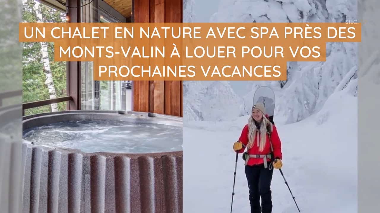 Un chalet en nature avec spa près des Monts-Valin à louer pour vos prochaines vacances