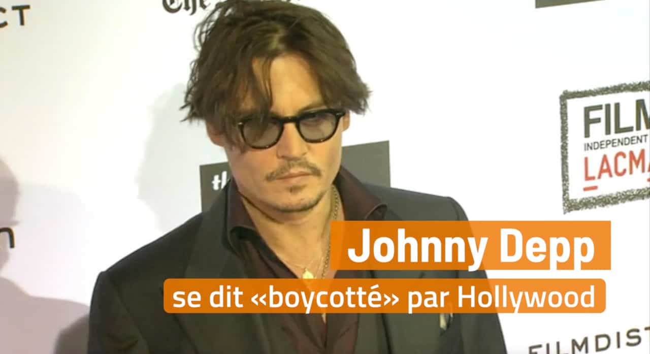 Johnny Depp se dit «boycotté» par Hollywood