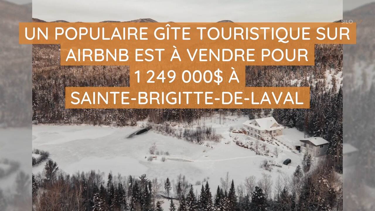 Un populaire gîte touristique sur Airbnb est à vendre pour 1 249 000$ à Sainte-Brigitte-de-Laval