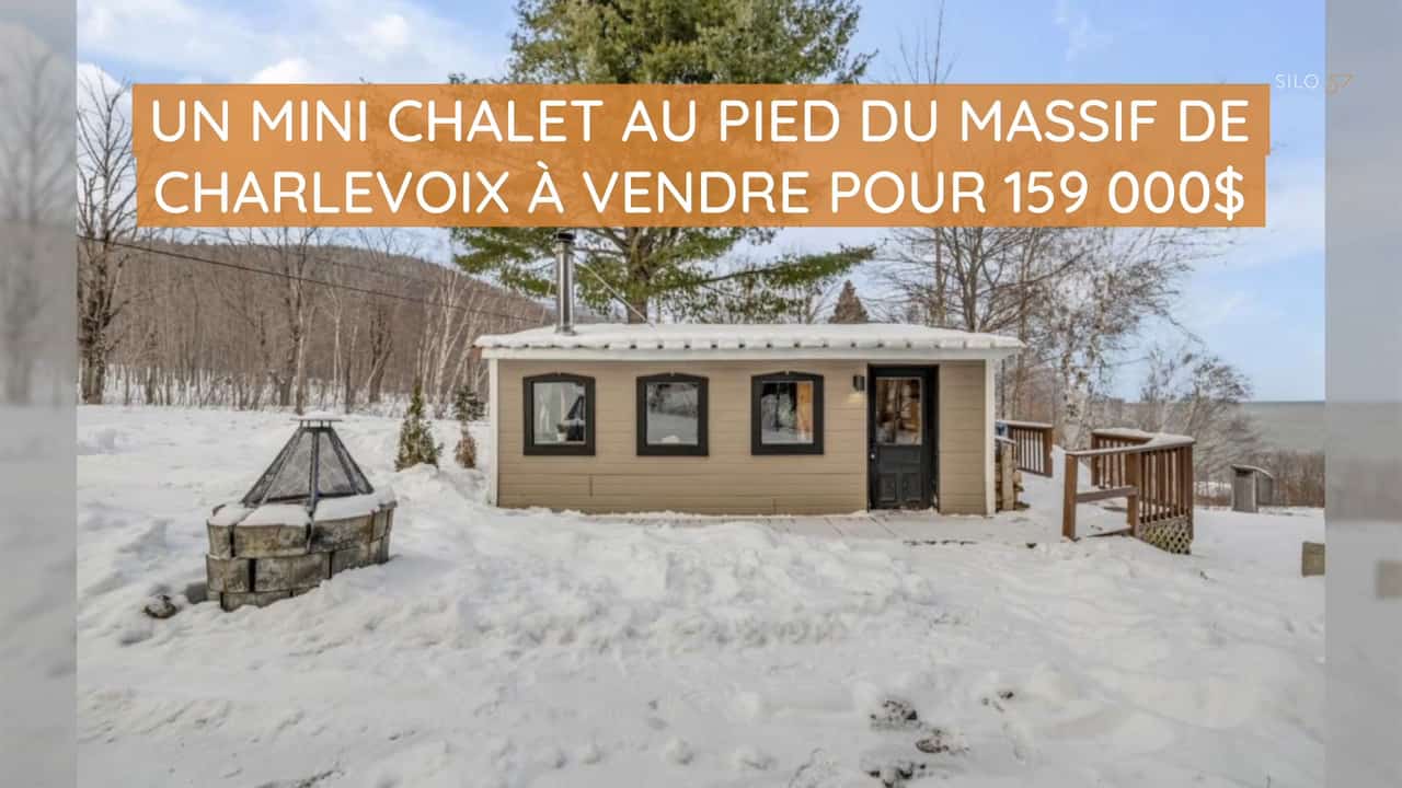 Un mini chalet au pied du Massif de Charlevoix à vendre pour 159 000$