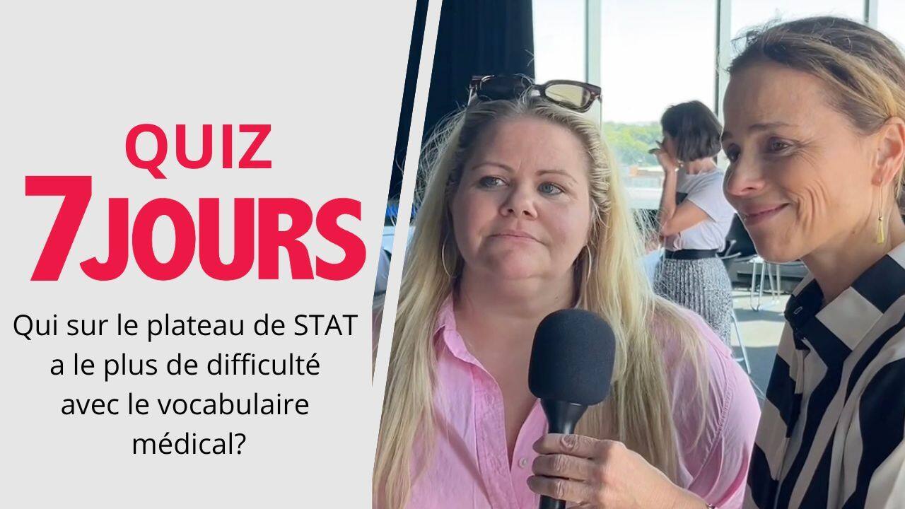[VIDÉO] Qui sur le plateau de STAT a le plus de difficulté avec le vocabulaire médical?