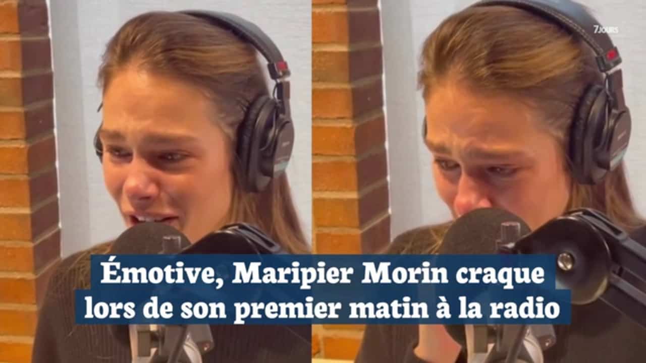Émotive, Maripier Morin craque lors de son premier matin à la radio