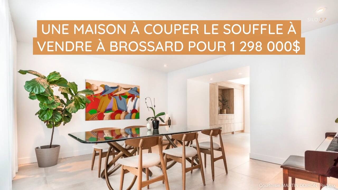 Une maison à couper le souffle à vendre à Brossard pour 1 298 000$