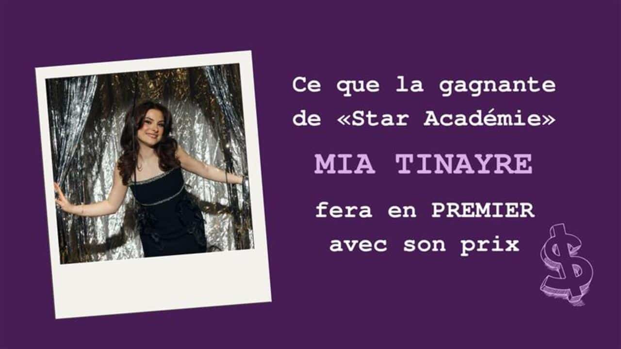 [VIDÉO] Ce que la gagnante de «Star Académie» Mia Tinayre fera avec son prix