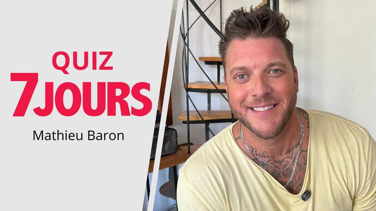 [VIDÉO] Mathieu Baron répond à notre quiz 7 jours.ca