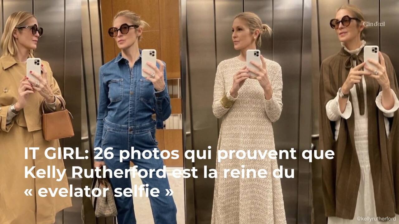 It Girl: 26 photos qui prouvent que Kelly Rutherford est la reine du « evelator selfie »