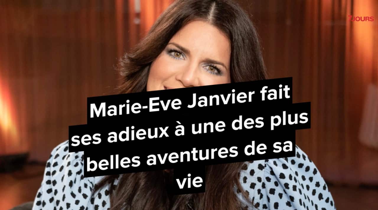 Marie-Eve Janvier fait ses adieux à une des plus belles aventures de sa vie