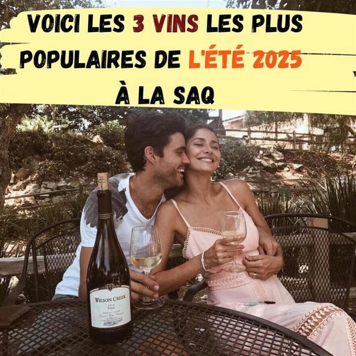Voici les 3 vins les plus populaires de l'été 2025 à la SAQ