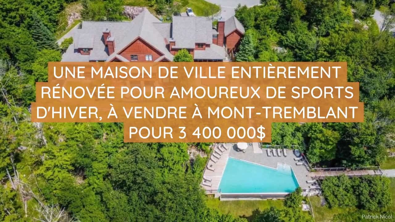 Une maison de ville entièrement rénovée pour amoureux de sports d'hiver, à vendre à Mont-Tremblant pour 3 400 000$