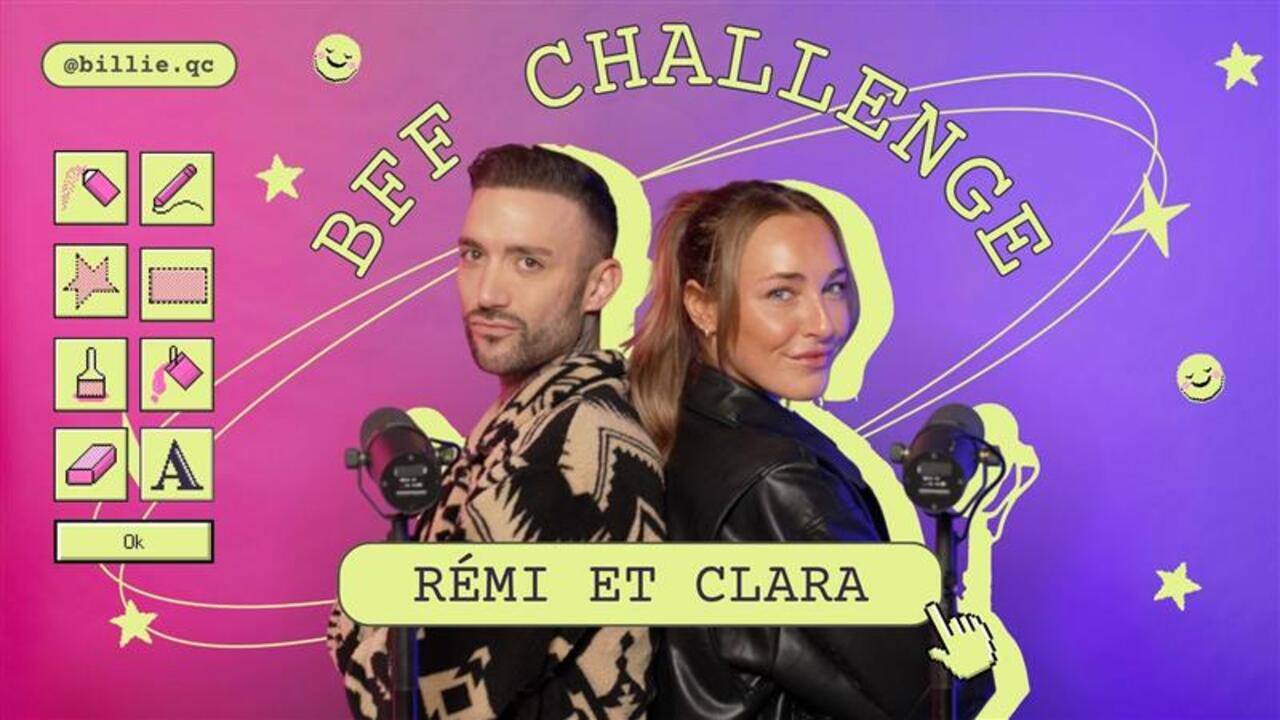 [VIDÉO] BFF Challenge avec Rémi Desgagné et Clara Trottier