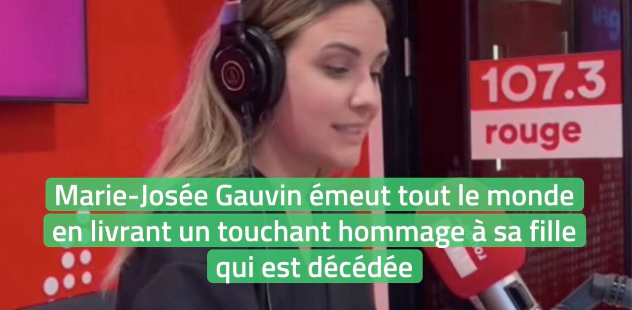Marie-Josée Gauvin émeut tout le monde en livrant un touchant hommage à sa fille qui est décédée