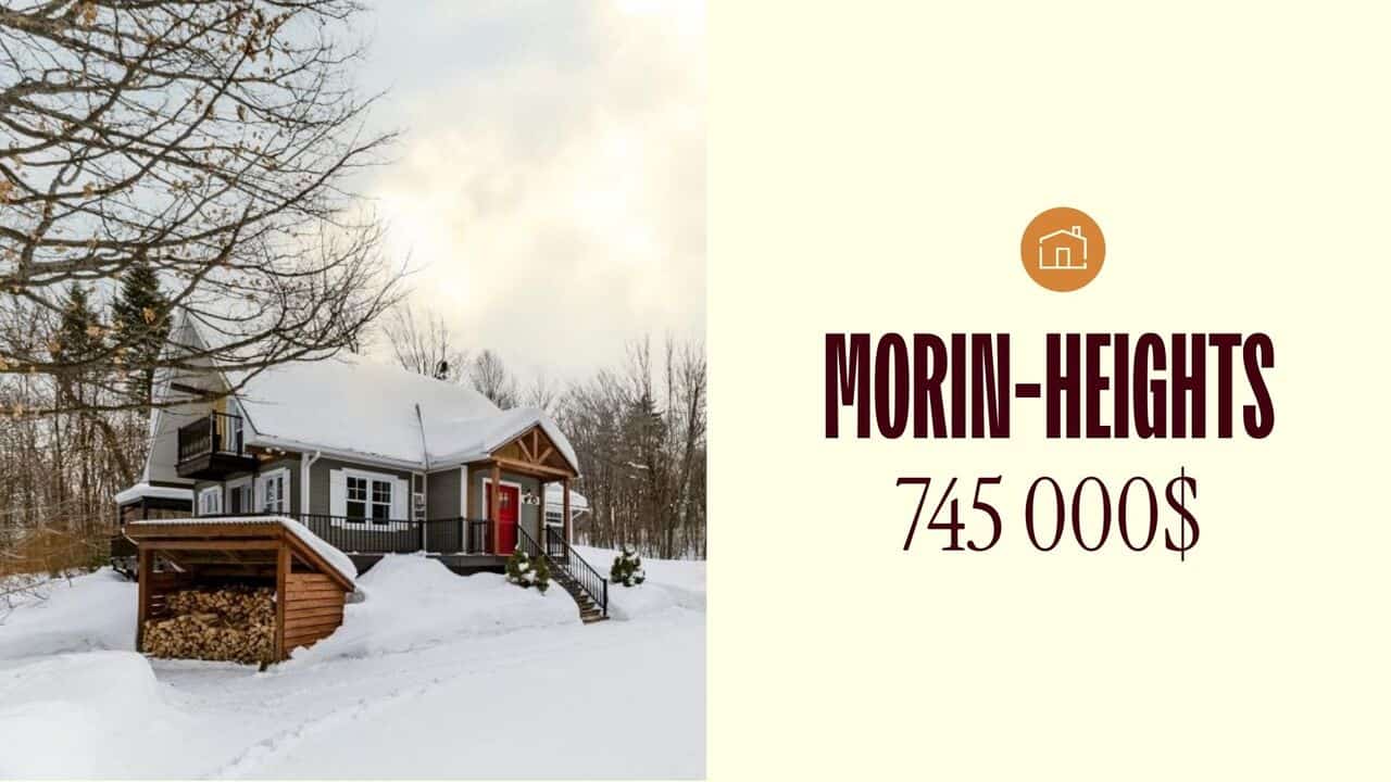 Une maison du Domaine Blue Hills près de deux lacs à vendre à Morin-Heights pour 745 000$