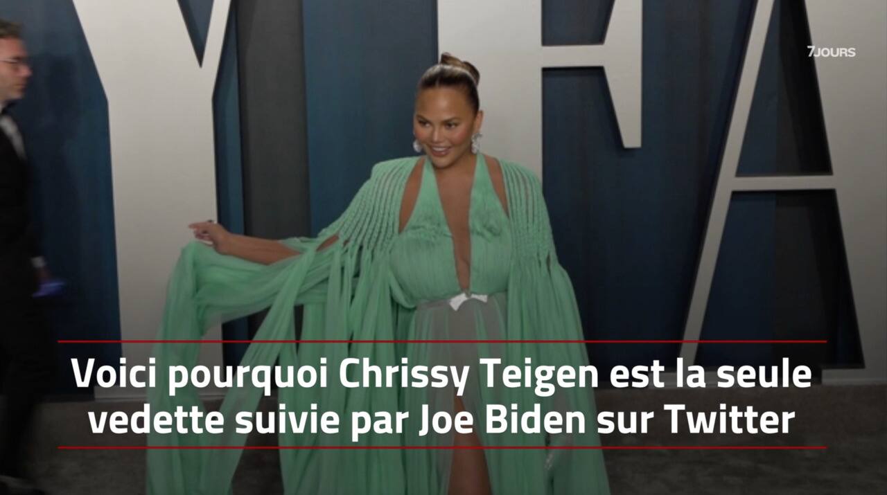 Voici pourquoi Chrissy Teigen est la seule vedette suivie par Joe Biden sur Twitter