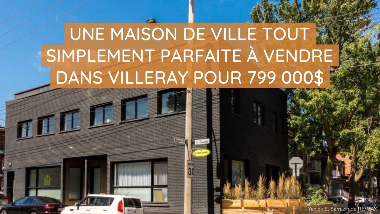 Une maison de ville tout simplement parfaite à vendre dans Villeray pour 799 000$