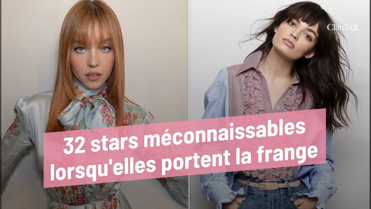 32 stars méconnaissables lorsqu'elles portent la frange