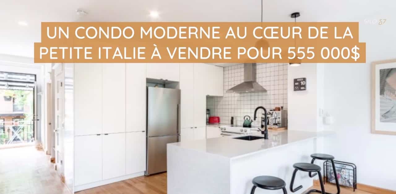 Un condo moderne au coeur de la Petite Italie à vendre pour 555 000$