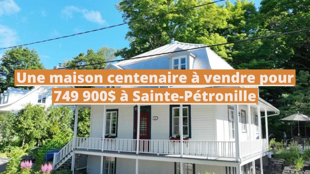 Une maison centenaire au charme romantique avec vue sur le fleuve à vendre pour 749 900$ à Sainte-Pétronille