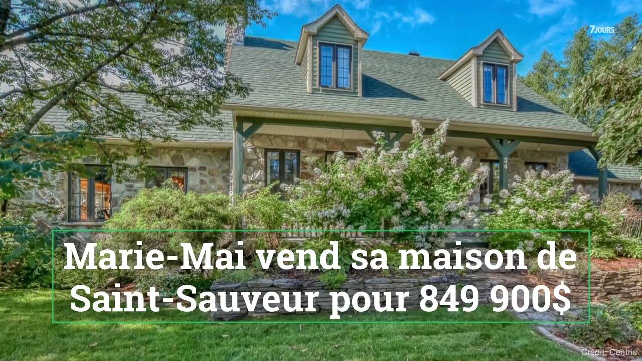 Marie-Mai vend sa maison de Saint-Sauveur pour 849 900$