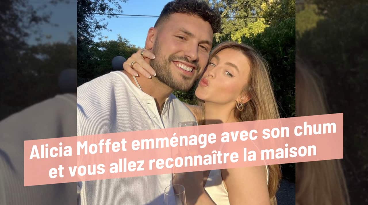 Alicia Moffet emménage avec son chum et vous allez reconnaître la maison