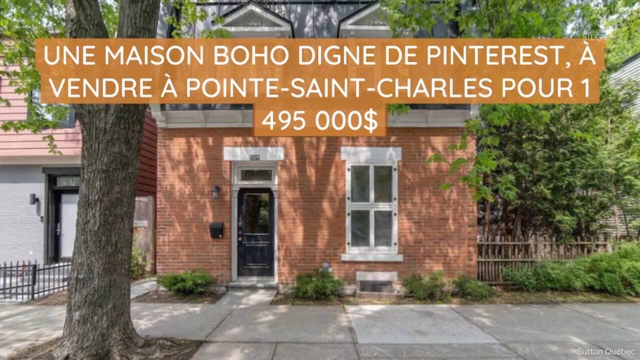 Une maison boho digne de Pinterest, à vendre à Pointe-Saint-Charles pour 1 495 000$