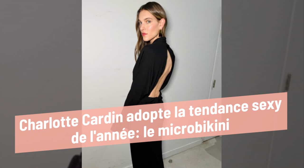Charlotte Cardin adopte la tendance sexy de l'année:  le microbikini