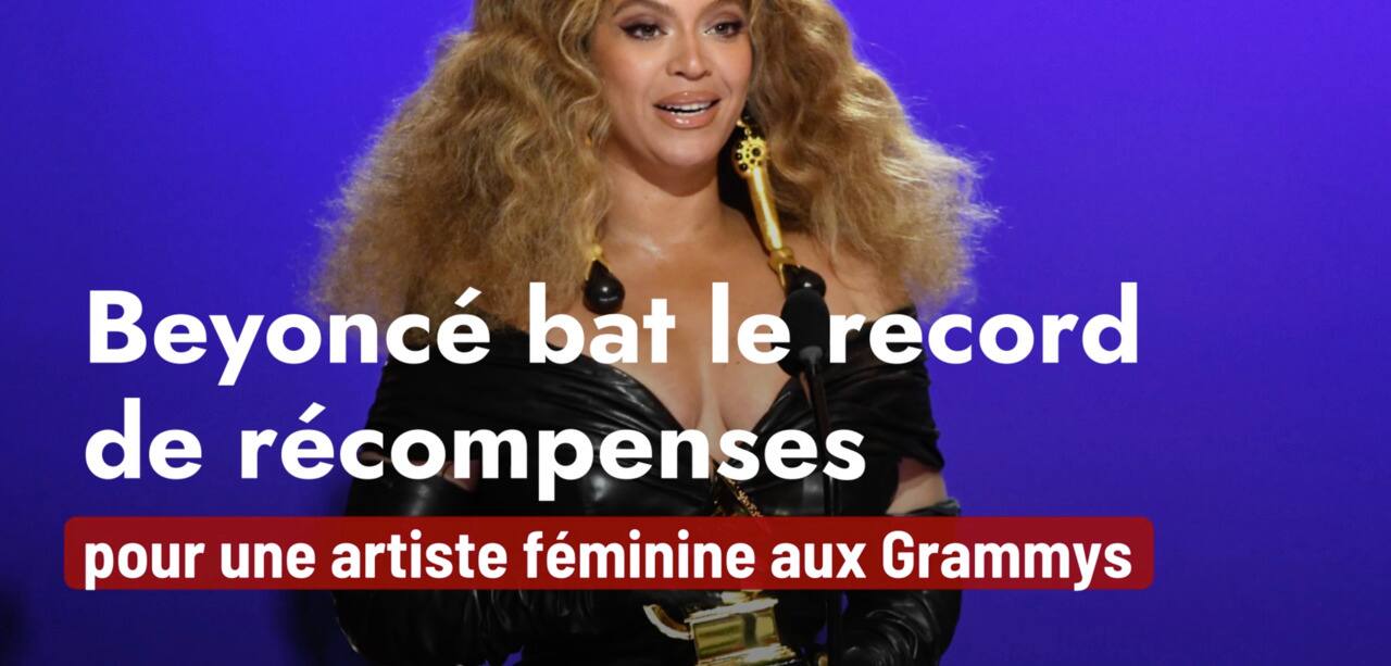 Beyoncé bat le record de récompenses pour une artiste féminine aux Grammys