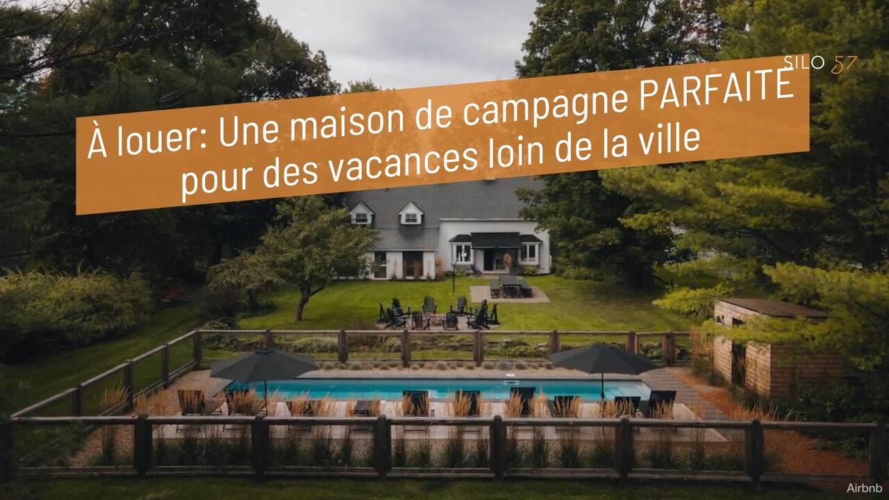 À louer: Une maison de campagne PARFAITE pour des vacances loin de la ville