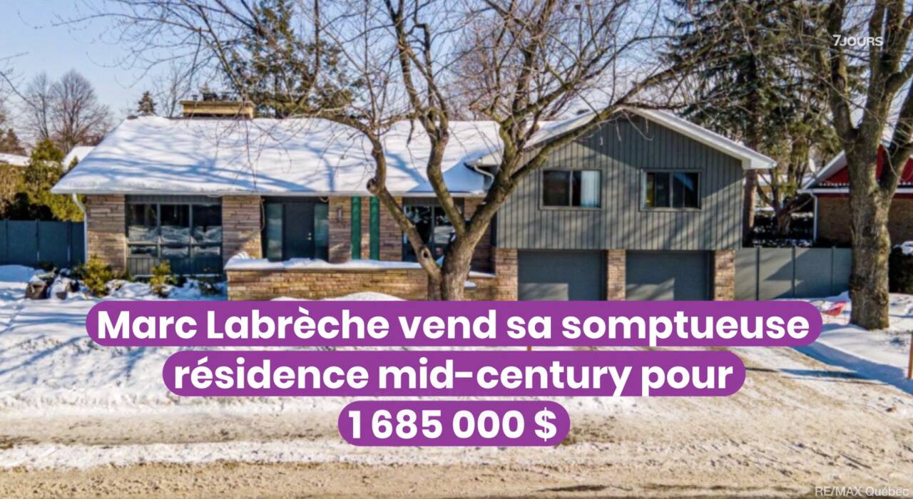 Marc Labrèche vend sa somptueuse résidence de Saint-Lambert pour 1 685 000$