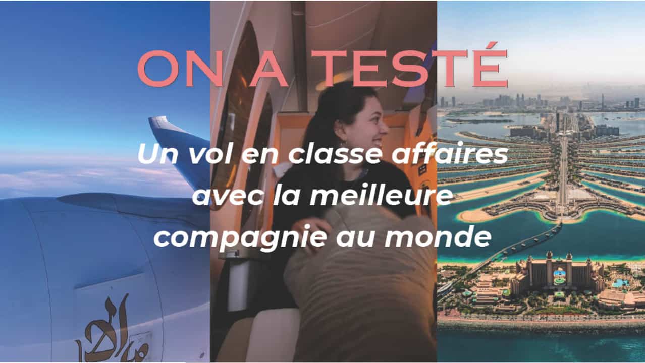 On a volé en classe affaires avec la meilleure compagnie du monde, et on ne s'en remettra jamais