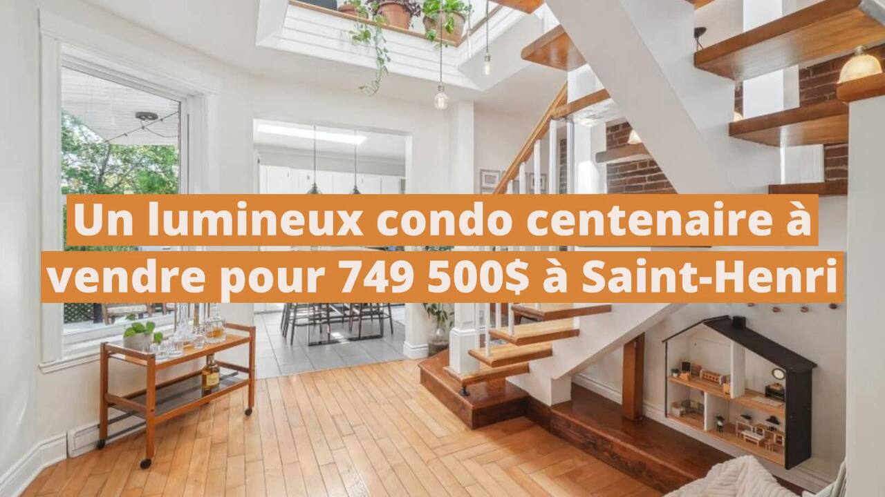Un charmant et lumineux condo centenaire à vendre pour 749 500$ à Saint-Henri