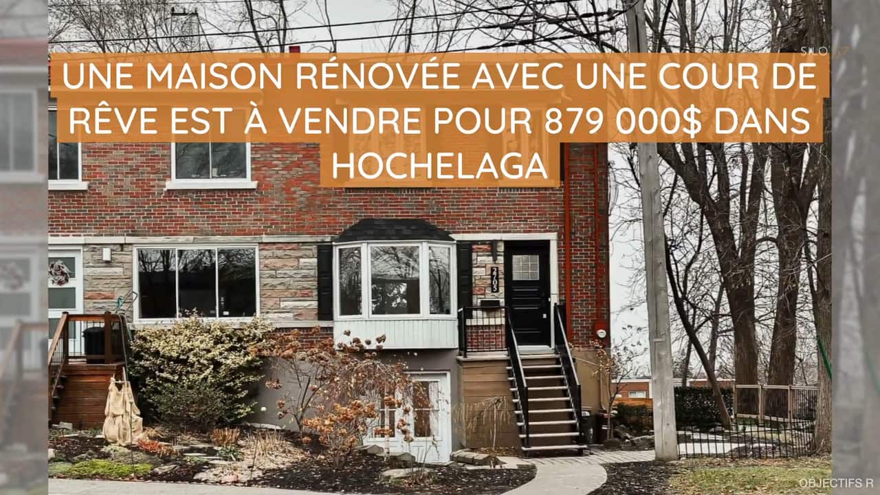 Une maison rénovée avec une cour de rêve est à vendre pour 879 000$ dans Hochelaga