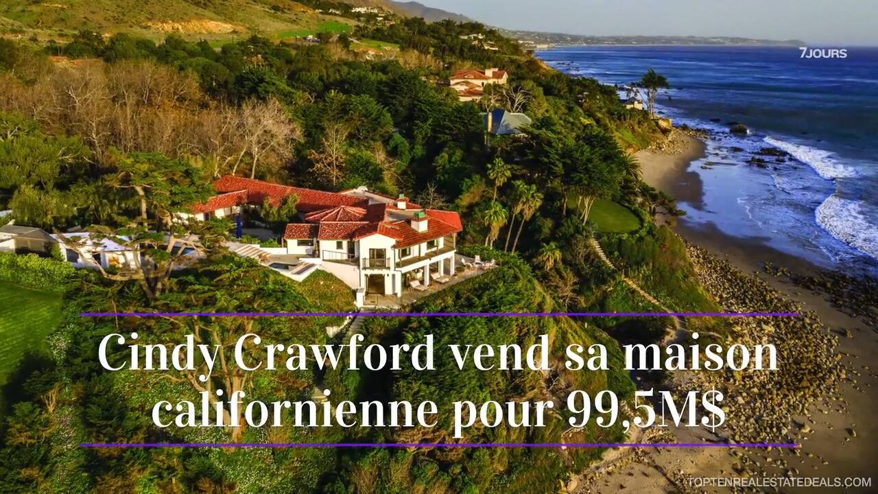 Cindy Crawford vend sa maison californienne pour 99,5M$