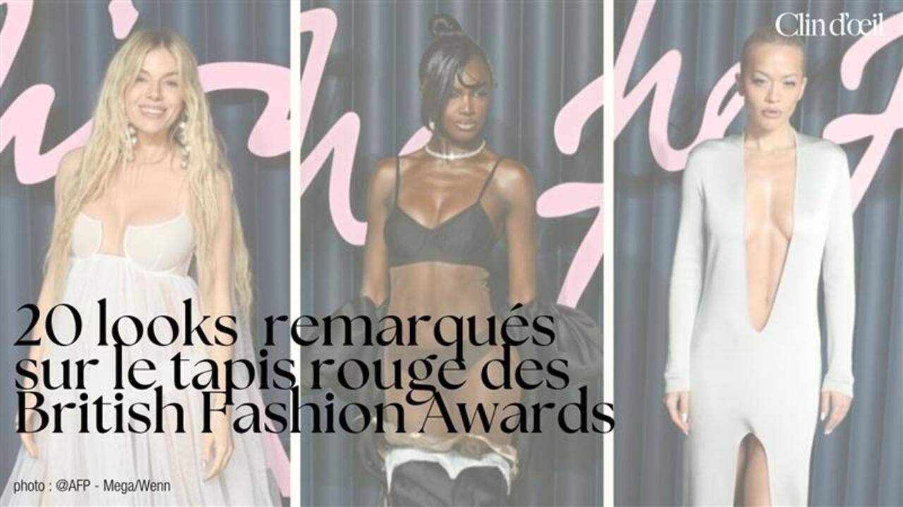 Les 20 looks les plus remarqués sur le tapis rouge des British Fashion Awards