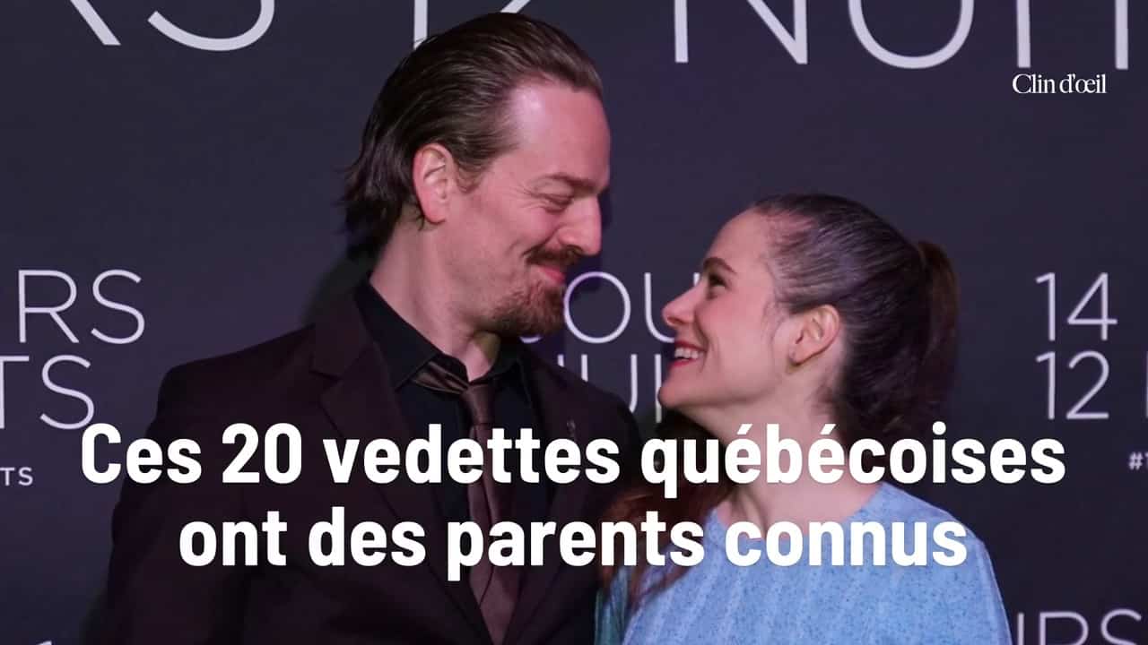 Ces 20 vedettes québécoises ont des parents connus