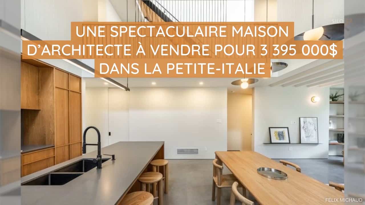 Une spectaculaire maison d'architecte à vendre pour 3 395 000$ dans la Petite-Italie