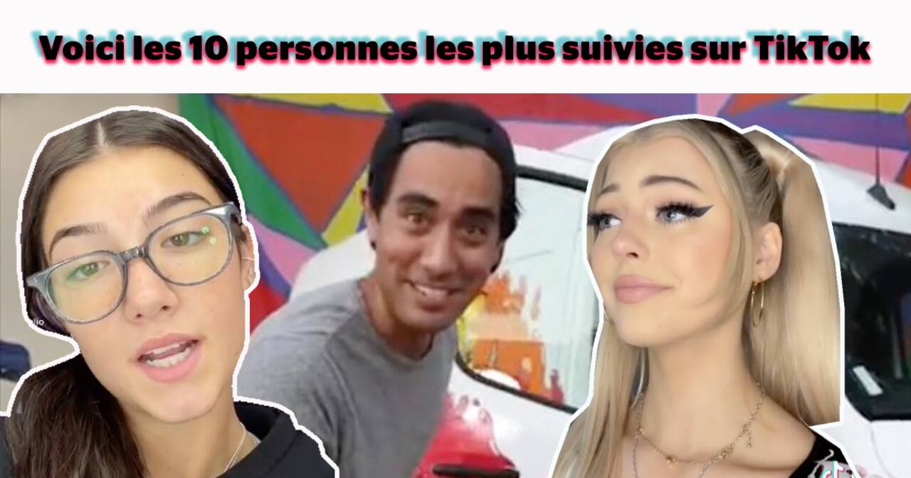 SDC - Voici les 10 personnes les plus suivies sur TikTok