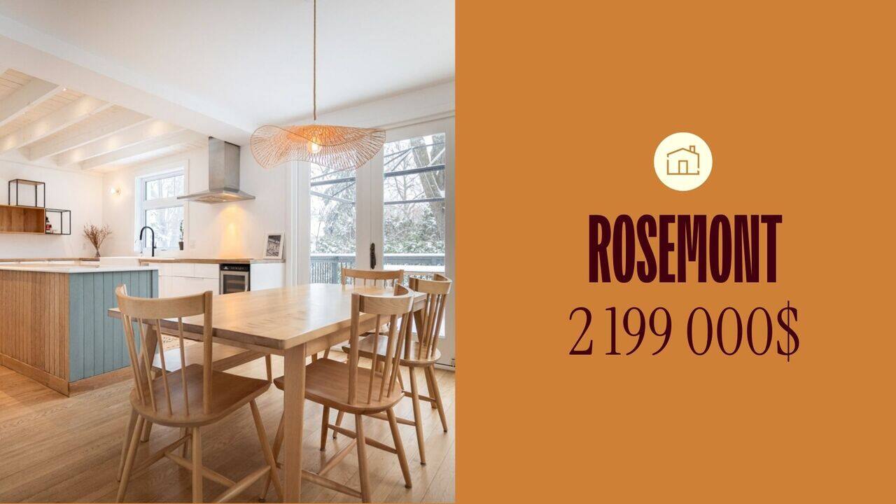 Une adorable maison de style Canadienne datant de 1944 à vendre dans Rosemont